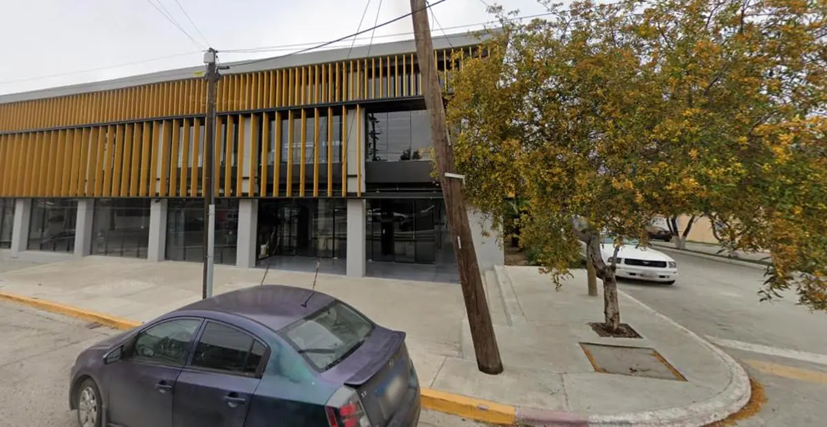 Fachada del Instituto de Investigaciones Jurídicas de la UNAM, sede Tijuana, en la calle Esperanza de la colonia Soler.